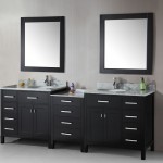 Marble Countertop Framed Sleek Marble Countertop Plus Square Framed Wall Mirror Design Also Awesome Black Bathroom Vanities And Undermount Sinks Bathroom  Bathroom Vanities And Sinks To Enhance Your Bathroom Style 