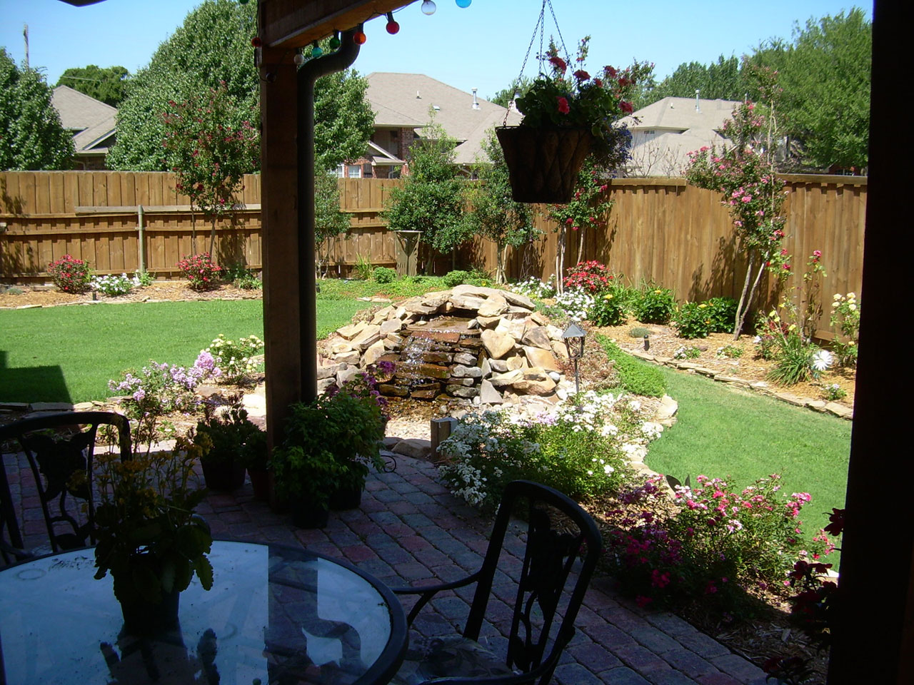 Backyard Landscaping Rock Small Backyard Landscaping Decorated With Rock Decoration And Green Garden Completed With Small Gazebo And Wooden Fence Backyard Small Backyard Landscaping Concept To Add Cute Detail In House Exterior