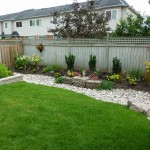 Backyard Landscaping Wooden Small Backyard Landscaping Design With Wooden Fence Ideas In Traditional Style Completed With Green Garden Landscaping Small Backyard Landscaping Concept To Add Cute Detail In House Exterior