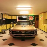 Garage Design Traditional Small Garage Design Ideas In Terrific Traditional Style Using Yellow Garage Cabinet And Concrete Flooring Design For Inspiration Decoration Garage Design Ideas With Cabinet And Hanger Compartment For The Sake Of Good Arrangement