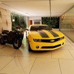 Garage Design Cream Small Garage Design Ideas Using Fresh Cream Concrete Tile Flooring And Glass Wall Decoration In Modern Style Decoration Garage Design Ideas With Cabinet And Hanger Compartment For The Sake Of Good Arrangement