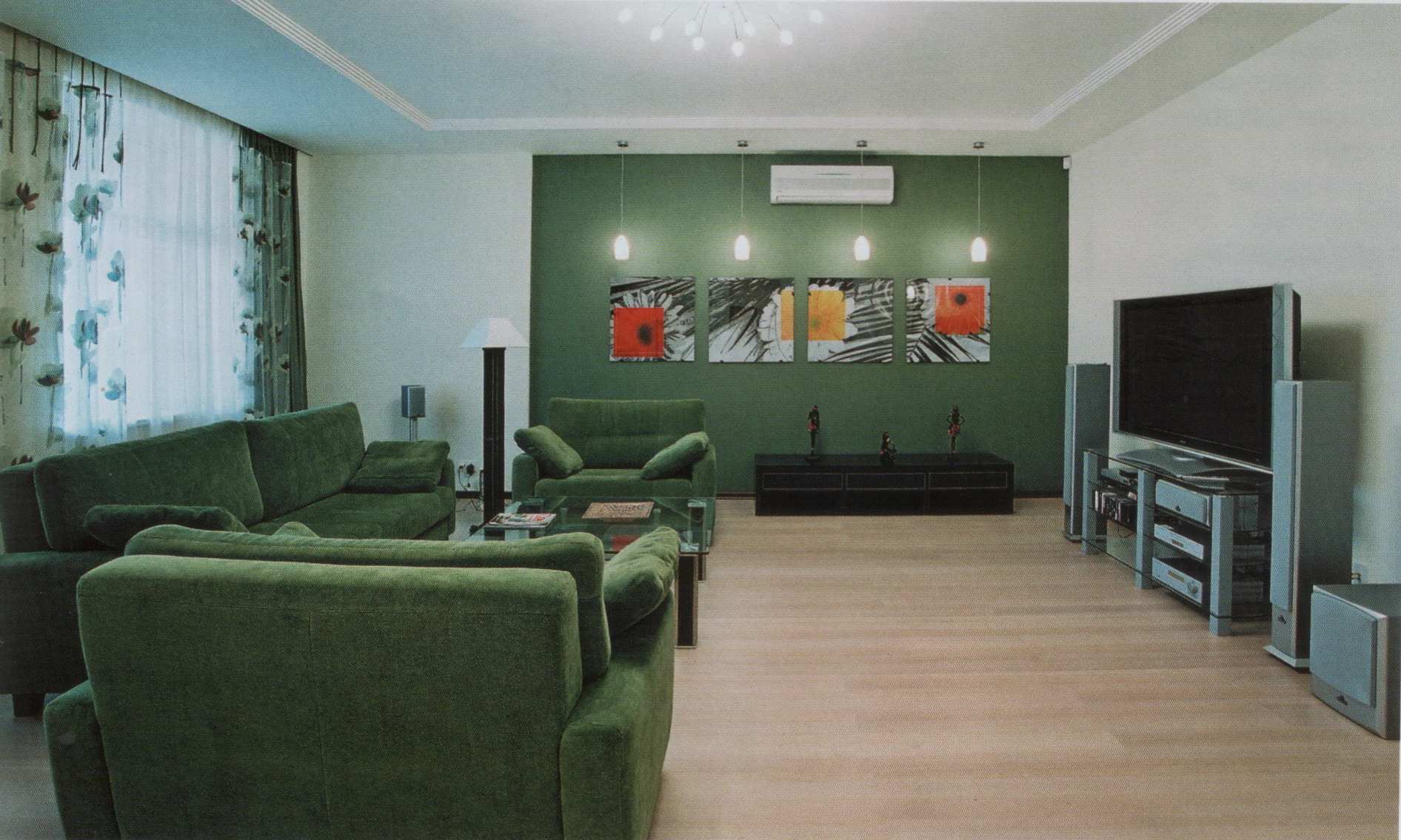Green Living Interior Small Green Living Room Design Interior Using Fabric Sofa And Minimalist TV Cabinet Design Ideas Living Room Green Living Room That Bringing Nature Right Into Your Home