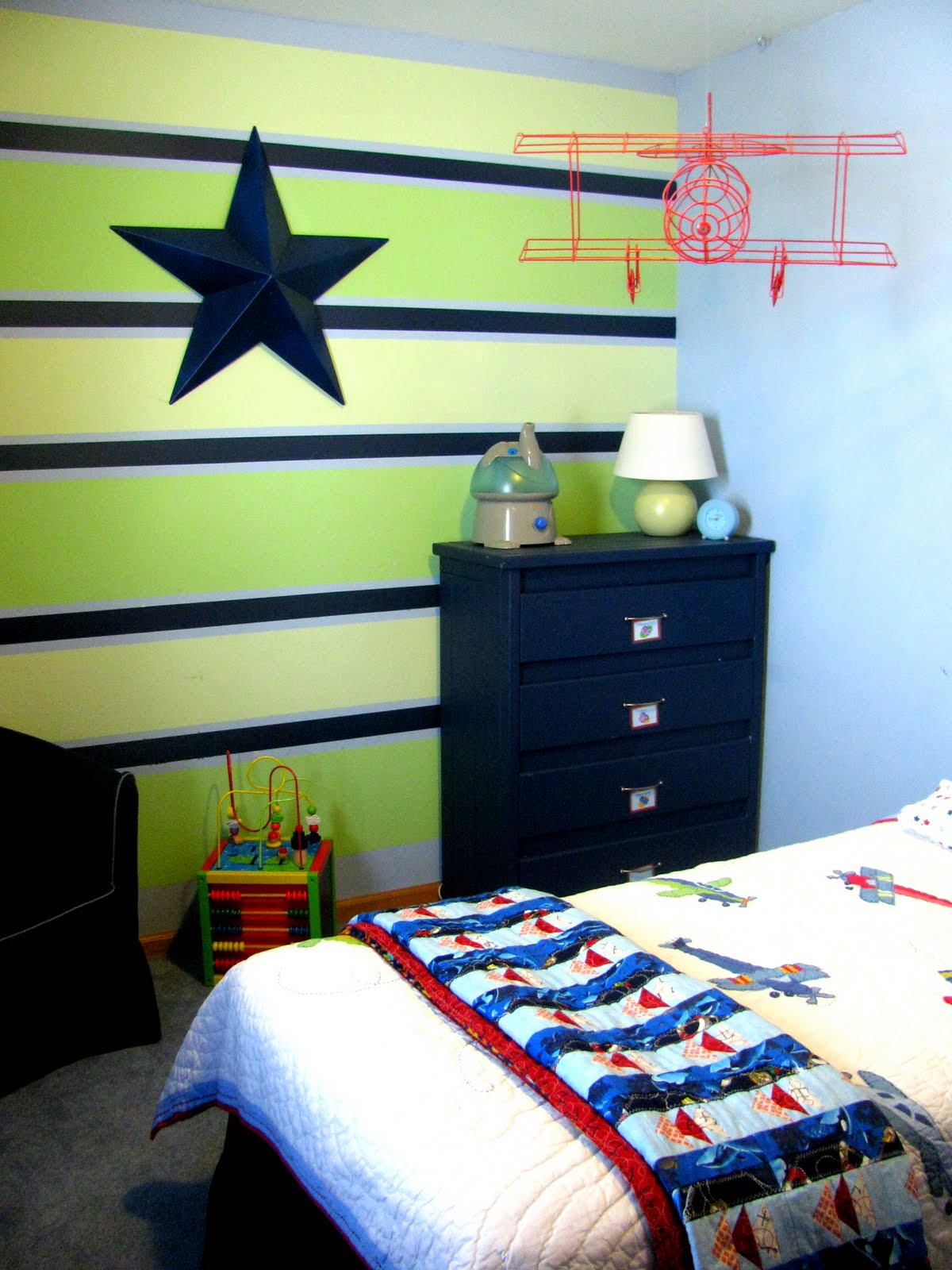 Interior Boys Ideas Small Interior Boys Room Paint Ideas With Blue And Green Wall Color Completed With Black Wooden Dresser Design Ideas Kids Room Boys Room Paint Ideas For Adventurous Imagination