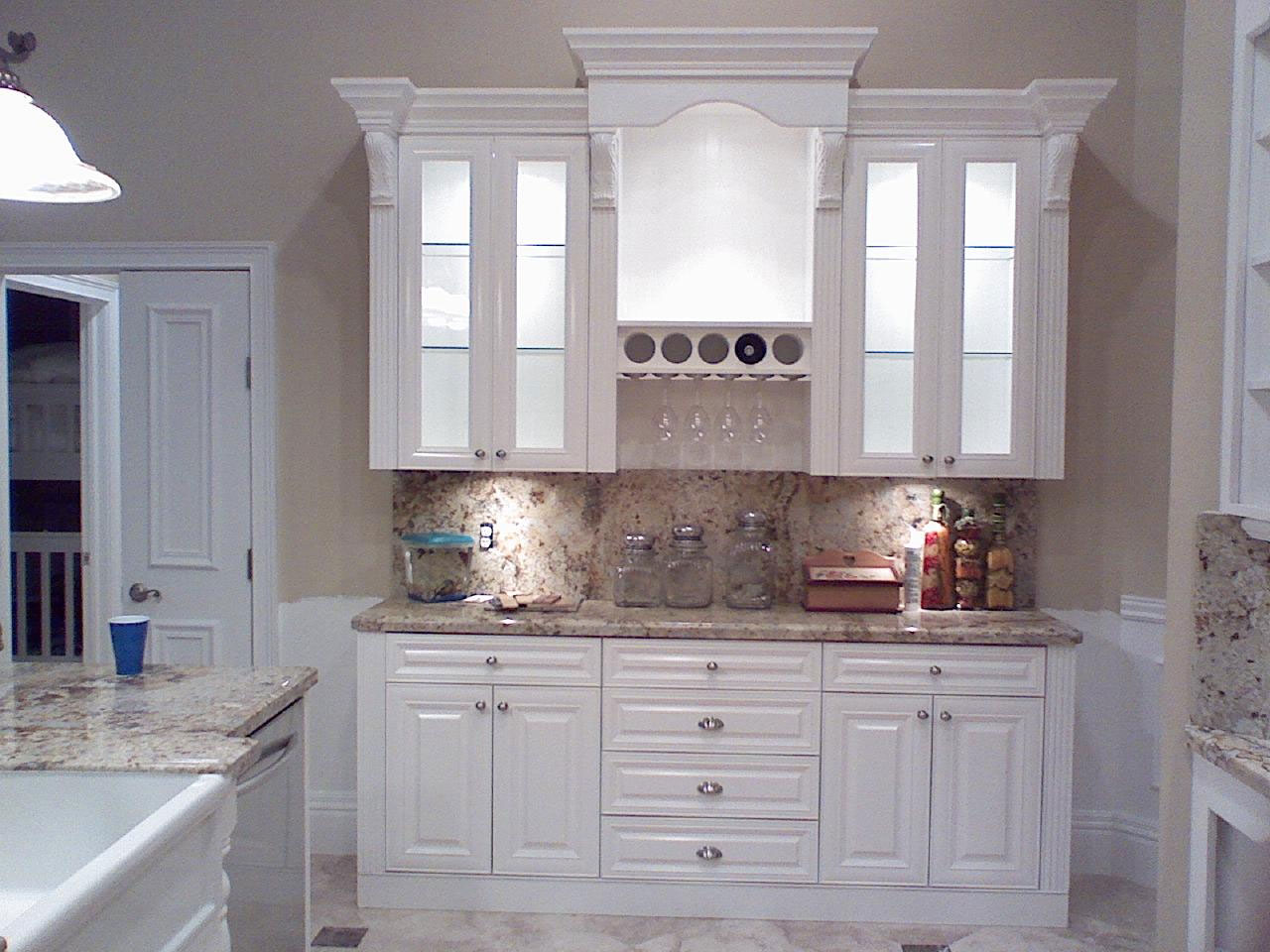 Refacing Kitchen Using Small Refacing Kitchen Cabinets Design Using White Color Made From Wooden Material Completed With Marble Countertop Kitchen Refacing Kitchen Cabinets For Contemporary Kitchen Interior