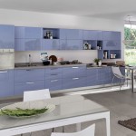 Cool Blue Kitchen Some Cool Blue In The Kitchen Equipped With Violet Color Look Applied In Modern Kitchen Design Ideas Plan With Bright Color  Modern Kitchen Room Design In Best Performance 