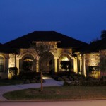 House Building Featured Stone House Building Design Idea Featured Arched Windows Also Charming Exterior Light Fixtures Outdoor Magnificent Lighting Fixture For A Wonderful Outdoor Design
