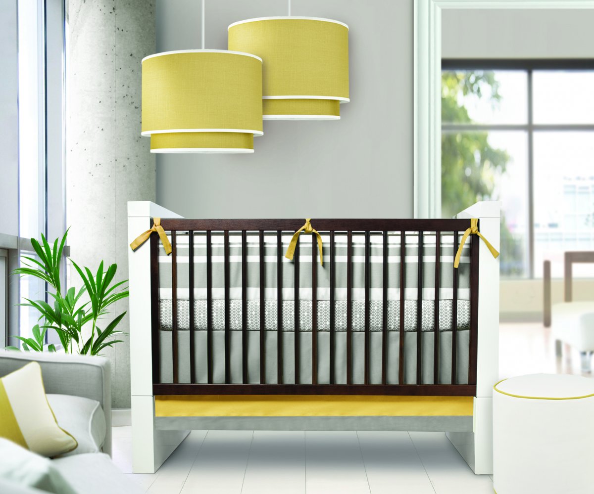 Green Pendant Fresh Stunning Green Pendant Lamps In Fresh Modern Baby Nursery With Enthralling Crib And Couches Kids Room Various Baby Nursery Furniture For Wonderful Baby Room