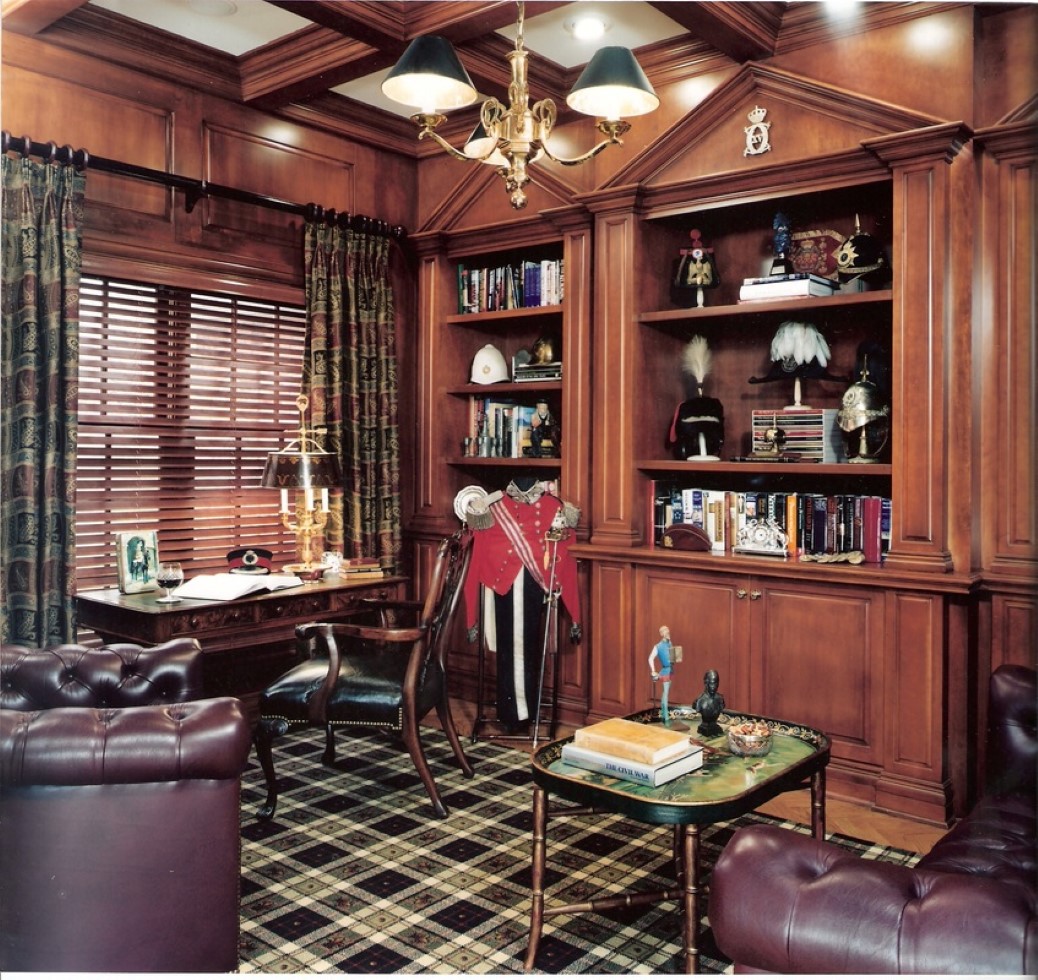 Pattern Area Comfortable Tartan Pattern Area Carpet Plus Comfortable Reading Chairs Also Chesterfield Sofa And Classic Library Architecture Design Architecture Fetching Home Library For Private Collection