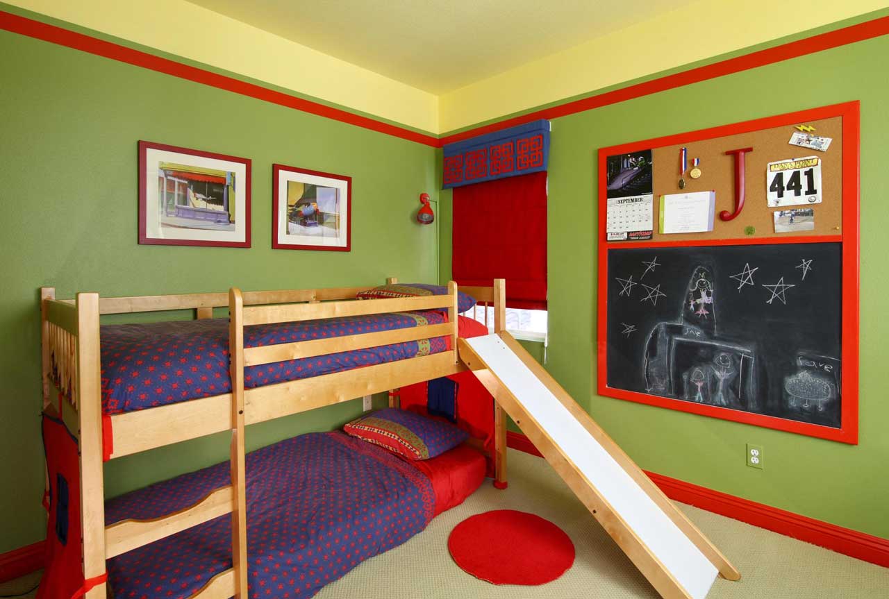 Cool Kids Colors Tasty Cool Kids Room Decor Colors For Boys Designs Ideas With Inspiring Wood Bed Kids Room Design Also Green Red Color Scheme Plus Simple Chalkboard Paint Ideas Decoration Kids Desire And Kids Room Decor