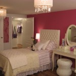 Bedroom Ideas Traditional Terrific Basement Bedroom Ideas Decorated With Traditional Decoration Using Feminine Touch Completed With Crystal Chandelier Basement Basement Bedroom Ideas For Minimalist Home