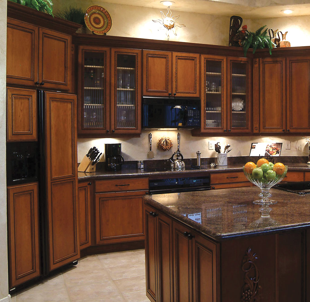 Kitchen Design Wooden Traditional Kitchen Design Decorated With Wooden Cabinet Refacing Cost Completed With Brown Marble Countertop And Limestone Flooring Kitchen Cabinet Refacing Cost For New Fresh Home Kitchen