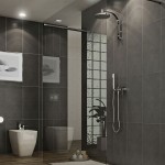 Bathroom Shower With Translucent Bathroom Shower Ideas Mixed With Grey Tile Backsplash Design And Large White Urinal Bathroom Shower Bathroom Ideas For Your Modern Home Design