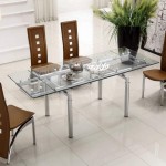 High Back Huge Trendy High Back Chairs Or Huge Indoor Planter Idea Feat Modern Dining Table With Glass Top And Stainless Steel Legs Dining Room  Revamping Your Dining Room Sense Through Vogue Modern Tables 