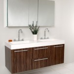 Mirror Without Feat Trendy Mirror Without Frame Design Feat Silver Faucets And Modern Hanging Bathroom Sink Cabinet Idea Bathroom  Taking A Lot Of Benefit From Inspiring Sink Cabinet In Bathroom 