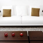 White Leather Side Unique White Leather Sofa With Side Tables Plus Innovative Living Room Rug Design And Black Wood Coffee Table Idea Furniture  Awesome Modern Luxury White Leather Sofa 