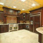 Backsplash Plus Cabinets Unusual Backsplash Plus Wooden Refrigerator Cabinets Idea Feat Cool Kitchen Countertop Option Kitchen  Kitchen Countertop Options For Your Awesome Kitchen 