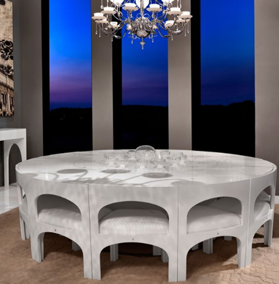 Modern Dining Around Unusual Modern Dining Room Chairs Around Round Dining Table Under Wide Chandelier In Stunning Area Dining Room Modern Dining Room Chairs Chosen For Stylish And Open Dining Area
