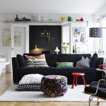Groomed Family Scandinavian Well Groomed Family Room Of Scandinavian Interior Design With Black Seating And Floral Ottoman Interior Design Scandinavian Interior Design Ideas Embracing Style In Minimalism