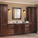 Chocolate Design Cabinet Winsome Chocolate Design For Bathroom Cabinet Ideas With Single Mirror And Twin Wall Lamps Bathroom Bathroom Cabinet Ideas For Your Stylish Storage Solution