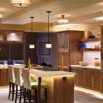 Flush Mounted Fixtures Winsome Flush Mounted Kitchen Light Fixtures Feats With Glow Counter Table And Upholstered Chairs Kitchen Inspiring Light Fixtures Ideas To Optimize A Kitchen