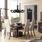 Dining Room Wooden Wonderful Dining Room Furniture Modern Wooden Dining Sets With Contemporary Black Wood Pendant Lamp Models Also Modern Closet Dining Room Furniture Along With Beautiful Mirror Dining Room Design Dining Room Wooden Stylish Of Dining Room Chairs