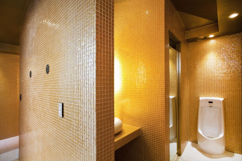 Wall Made Tiles Bright Wall Made From Ceramic Tiles Also White Ceramic Closet Decoration  Modern Restaurant With Oriental Design 