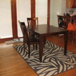 Dome Pendant Brown Awesome Dome Pendant Lamp Above Brown Wooden Dining Table Set On Zebra Print Area Rug Pattern Decor Dining Room Bright Modern Dining Room With Beautiful Rugs Furniture