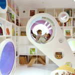Shelving Unit Applied Appealing Shelving Unit Design Idea Applied In Modern House Interior Finished With Modern Lighting Unit Design Idea Interior Amazing Kids Room Area In Stunning Appearances