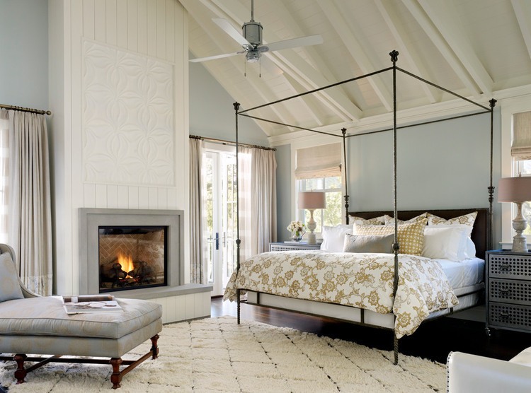 Calistoga Farm Concepts Cozy Calistoga Farm House Total Concepts Master Bedroom Involving Canopy Bed Chaise And Nightstands Interior  Epic Farm House With Cozy Traditional Interior In California 
