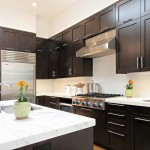 And Bright White Dark And Bright Quartz Countertops White Cabinets Featured With Stainless Steel Appliances With Flowers Interior  Sleek Quartz Countertop White Cabinet For Elegant Interior Design 
