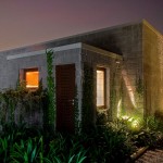 House Design Lo Exciting House Design Of Loft Lo Curro With Grey Colored Wall Which Is Made From Stone Veneer And Bright Orange Lighitng Inside Decoration  Spectacular Loft Design In The Middle Of Dense Green 