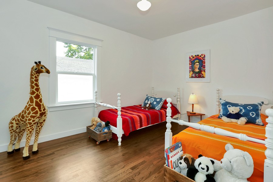 Kids Room Angeles Funny Kids Room Of Los Angeles Residence Furnished With Two Classic White Beds And Dolls For Decoration Architecture House Remodel Transformed From Classic Bungalow