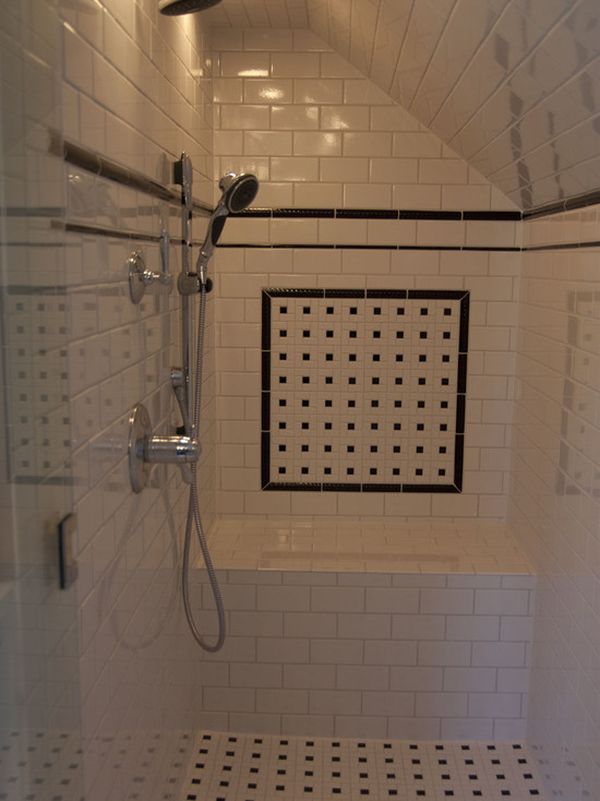 Silver Shower Bathroom Interesting Silver Shower Inside Small Bathroom Coupled White Tiled Wall And Ceiling Decorated With Wall Lamp Bathroom Small Bathroom Interior Ideas To Conceal The Lack Of Space