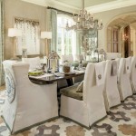 Near Long Also Room Near Long Wood Table Also On Cream Carpet Area Under The CHandelier Furniture  Amusing Chair Covers With Beautiful Design Inspiration 