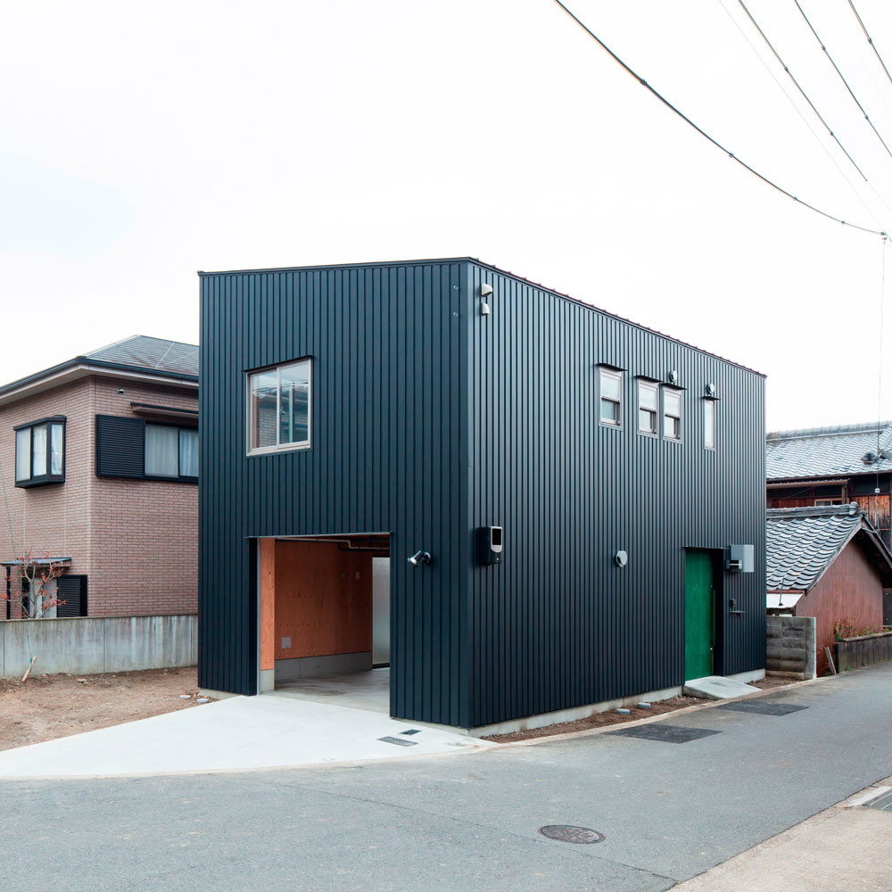 Japanese Home Exterior Surprising Japanese Home In Black Exterior Coloring Designed In Trapezoidal Architecture With Plenty Of Windows Featured Decoration  Wooden Home Plans Remodel Design 