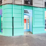 Smartphone Store In Surprising Smartphone Store Exterior Design In Smart Coloring Scheme To Combine Blue On Bottom And Grey On Top Decoration  Gadget Outlet With Industrious Look 