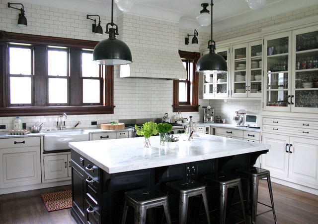 And Black Cabinets White And Black Cheap Kitchen Cabinets And Island With Industrial Pendants Installed Above Island Kitchen  Inspiring Cheap Kitchen Cabinets Made Of Wood 