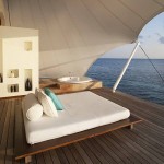 And Green W White And Green Pillows In W Retreat And To Relaxing Our Mind Architecture  Wooden Building Set In Spectacular Maldives Resort 