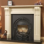 Lucky Elephant Display Cute Lucky Elephant Sculpture Floor Display Feat Stylish Stone Fireplace Surround And Candles Shelf Decoration Decoration  Bring Warm Rustic Atmosphere Into Your Home With Stone Fireplace Surround 