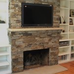 Stone Fireplace Shelf Fabulous Stone Fireplace Surround With Shelf And Flat Screen Television Idea Plus Beautiful Built In Shelves Decoration  Bring Warm Rustic Atmosphere Into Your Home With Stone Fireplace Surround 
