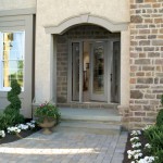 Cottage Garden Flowers Pretty Cottage Garden With White Flowers Plus Big Urn And Identical Potted Topiaries Feat Elegant Gray Front Entryway Design Exterior  Astonishing Front Entry Door For Your Façade 